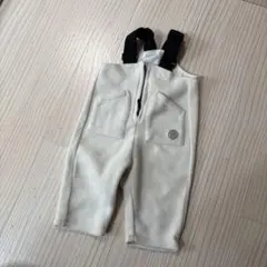 BREEZE アイボリー フリース サロペット