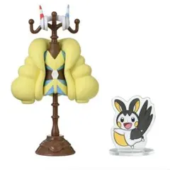 ポケモンセンター　ミニチュアトルソー　カミツレ　エモンガ