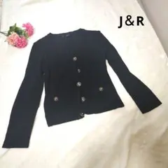【オシャレ☆かわいい☆J＆R】黒　金ボタン　ニットカーディガンのサムネイル
