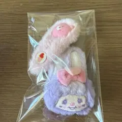ファー ヘアクリップ 2点セット