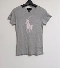 RALPH LAUREN ラルフローレン ビッグポニー 半袖Tシャツ グレーのサムネイル
