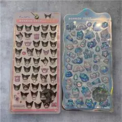 ボンボンドロップシール サンリオ クロミ&ちゅるきら オーロラ 2枚セット