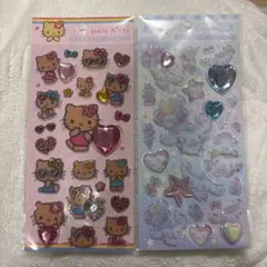 キラキララインストーンシール　シナモン　日焼けキティ