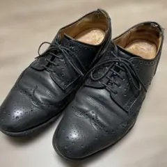 REGALブラックレザー ウィングチップ