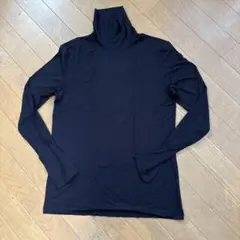 UNIQLOヒートテックウルトラライトタートルネックT XL ブラック