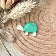 【残り１つ】カメのピンバッジ