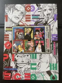 ONE PIECE ワンピース　最強ジャンプ９月号　付録　シール　ハガキ4枚