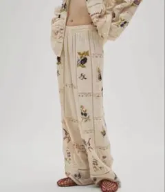 TODAYFUL　Embroidery Patchwork Trousers38 TODAYFUL Embroidery Patchwork Trousers - メルカリ