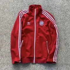 アディダス トラックジャケット バイエルン ミュンヘン レッド XL ジャージ