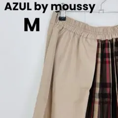 AZUL by moussy アズールバイマウジー　スカート　チェック　プリーツ
