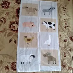 ステラ　パネル生地　かわいい動物　1パネル