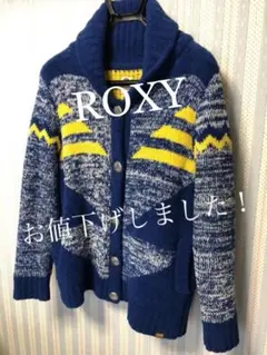 ニットカーディガン ROXY