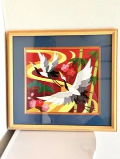 東聖観 美人画 額装入り 複製画 日本画 和風 インテリア 約41×38cm