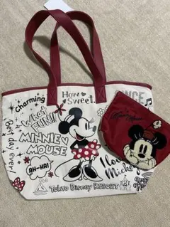 ❤️ディズニー❤️ディズニーリゾート❤️ミニー❤️トートバッグ❤️ポーチ付き❤️