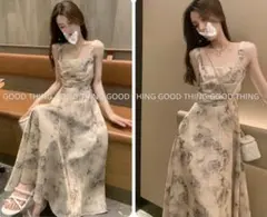 韓国 ロングワンピース