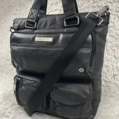 y2k 00s DIESEL トートバッグ　2way フェイクレザー
