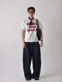Luen Stripe Wide Trousers