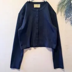 685【CASA de PICCO】カーディガン　ショート丈　清楚　オフィス