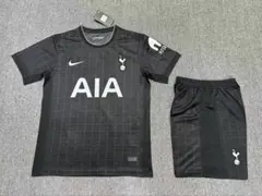 LTottenham Hotspur ブラック Mサイズ シャツとショーツセット