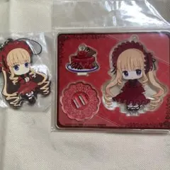 （未使用）ローゼンメイデン　真紅　すいーとフレンズキーホルダー＋ストラップ