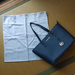 MICHAEL KORS ネイビー トートバッグ 保存袋付きのサムネイル
