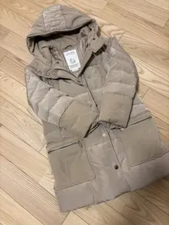 ZARA GIRLS ダウンジャケット 9/10 ベージュ