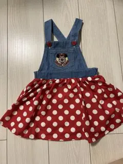 バースデイ futafuta ディズニー ミニー ジャンパースカート