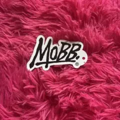 MOBB ロゴステッカー ホワイト/ブラック