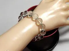 天然石 ヒマラヤ水晶青龍ブレスレット 内周18.0cm 　　250720123