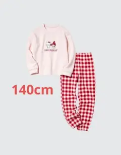 新品タグ付きGIRLS サンリオキャラクターズ フリースセット140cm