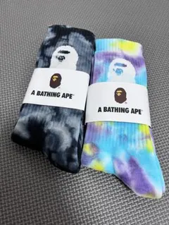 A bathing ape アベイシングエイプ　ソックス　迷彩2足