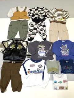 セットアップトレーナーカーゴパンツだだんだんBEAMSmini90cmまとめ売り