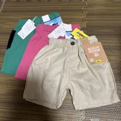 新品　90 半ズボン 3点セット