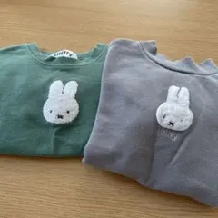 ミッフィー刺繍トレーナー2点セット 100cm