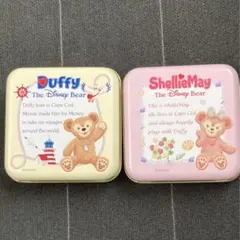ディズニー　ダッフィーアンドフレンズ　お菓子缶