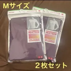 【新品未使用】ユニクロWOMEN ヒートテッククルーネックT M (2枚セット)