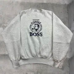 90s 激レア 企業系SUNTORY ボスコーヒー スウェット