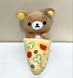 リラックマ ぬいぐるみ ピザ リラックマデリ 美品 リラックマストア限定品