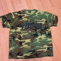 Stussy カモフラージュ柄 Tシャツ L