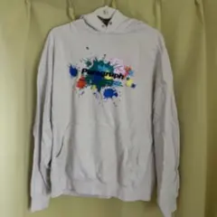 Paragraph ペイント刺繍ロゴプルオーバーパーカーのサムネイル