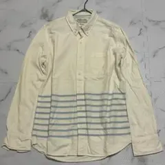 ✨REMI RELIEFレミレリーフ白系オフホワイト 長袖シャツM FJ361のサムネイル