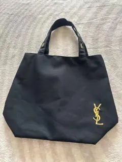 ysl イヴサンローラン ロゴ　ノベルティ　　刺繍 トートバッグ