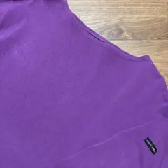 T5フランス製SAINTJAMES紫ウェッソンソリッド　無地長袖バスクシャツパー