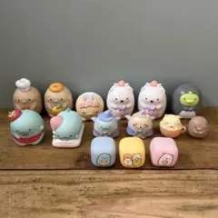 すみっコぐらし　フィギュア　カプキャラ　ソフビ　セット売り　15個セット