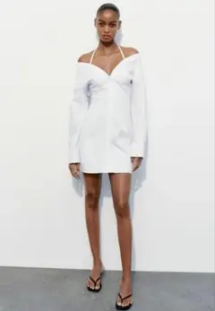 ZARA　オフショルワンピース