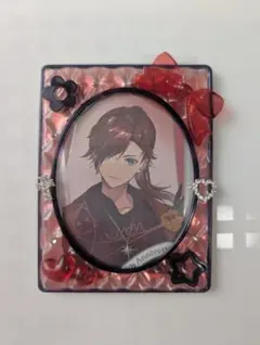 S*I様 B8　硬質ケース　トレカケース　デコ　赤　黒　トレカデコ　推し活