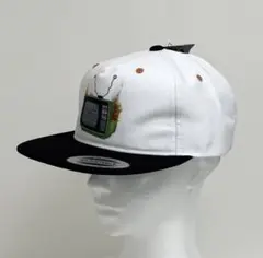 ボルコム　キャップ　Cap 帽子　ホワイト色　ユーポン社製　変則5パネル　新品のサムネイル
