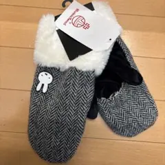 Harris Tweed×MIFFY ヘリンボーン ミトングローブ　ミッフィーのサムネイル