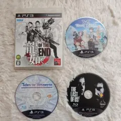 PS3 ソフト 4枚セット 龍が如く テイルズ オブ