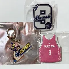 長崎ヴェルカ 森川正明缶 バッジ、アクリルキーホルダー、アクリルネームバッジ